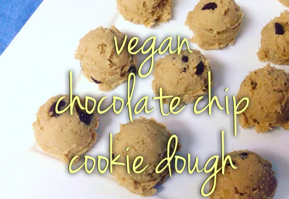Vegan Chocolate Chip Cookie Dough Balls